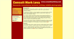 Desktop Screenshot of consultmarklevy.com